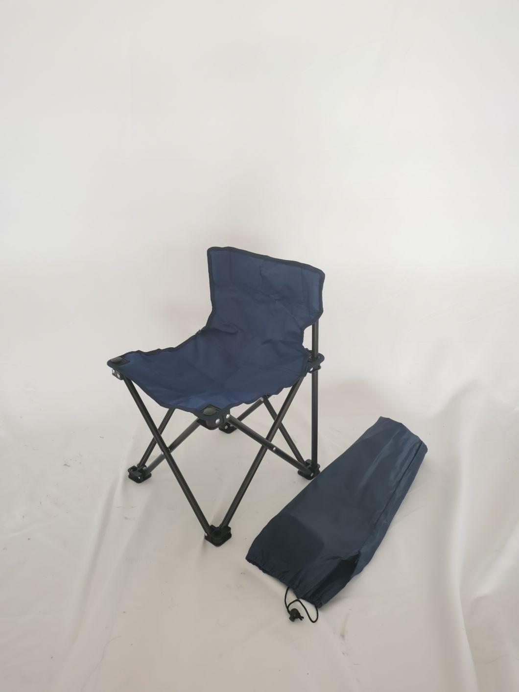 Foldable Relaxing Garden Chair Outdoor Easy Carry Fabric Metal Multi-Colors