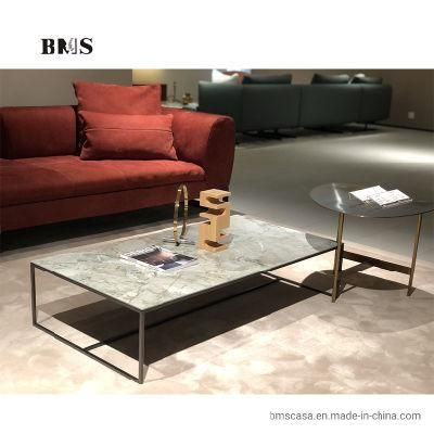Living Room Furniture Comtempary Coffee Table with Sintered Stone Top