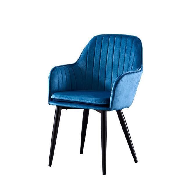 Modern Design Luxury Velvet Restaurant Room Fabric Dining Chairs for Dining Room
