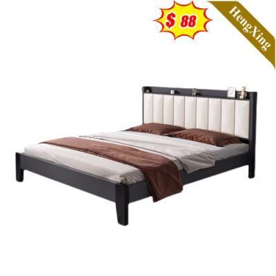 Modern Home Living Room Bedroom Furniture Set Queen King Size Double Beds Mattress Leather Bed