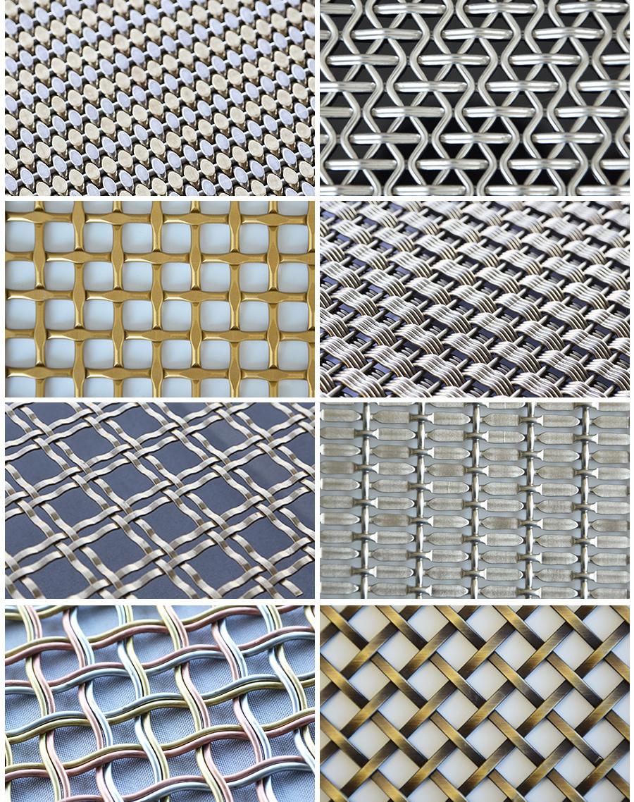 Stainless Steel Mesh Metal Fabric for Kitchen Furniture Door&Balustrade