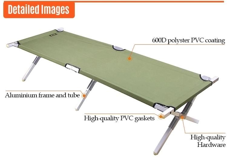 Amazon Hot Sells New Portable Outdoor Military Folding Camping Bed