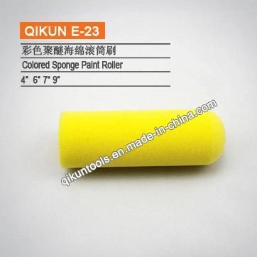 E-23 Hardware Decorate Paint Hand Tools Acrylic Fabric Paint Roller Single Flat Cap Foam Roller