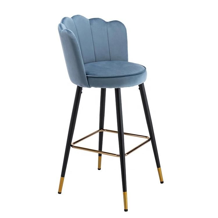 Modern Promotion Home Furniture Velvet Fabric Rhombus Design Dining Chairs
