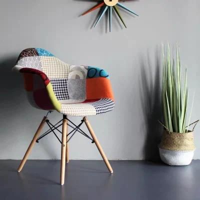 Fabric Modern Design Dining Coffee Living Coating Restaurant Reception Chair