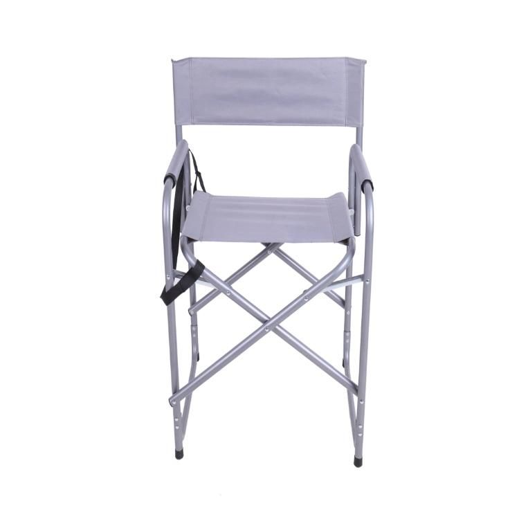 Outdoor Collapsible Beach Fishing Chairs Aluminium Lightweight Folding Padded Camping Director Chair