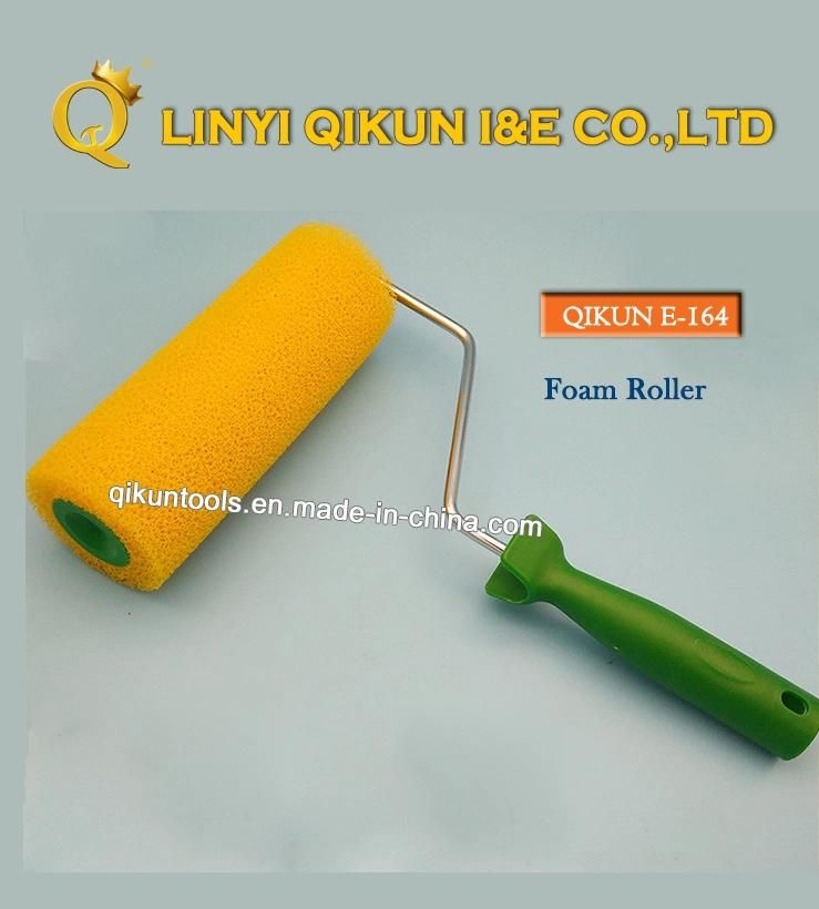E-156 Hardware Decorate Paint Hardware Hand Tools Acrylic Polyester Mixed Yellow Double Strips Fabric Foam Paint Roller Brush