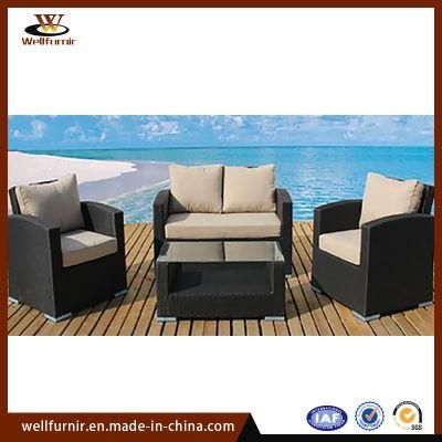 Special Design Outdoor Patio Furniture Rattan Dining Set with Cushion (WF-116)