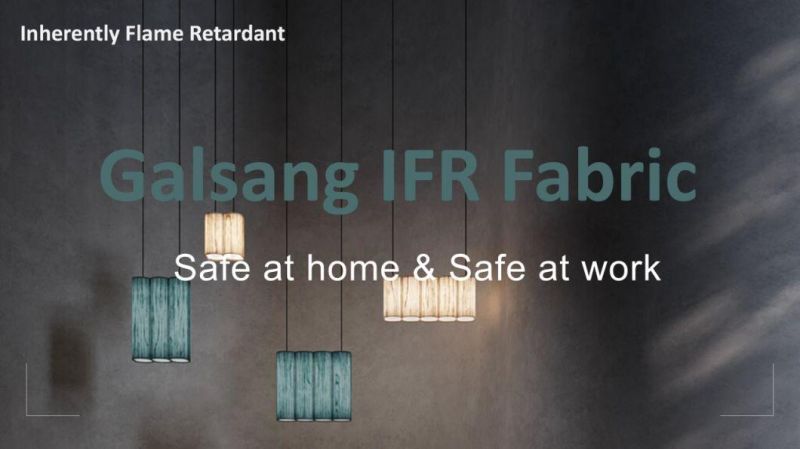 Ifr 100% Flame Retardant Polyester Sofa Fabric