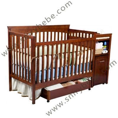 Modern Wooden Airplane Baby Kid Bed with Storage Underneath