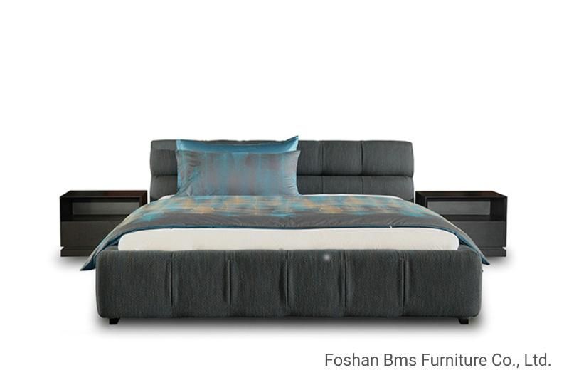 Modern Contemporary Home Furniture Bedroom Furniture Upholstered Double Bed