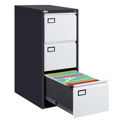 Home Office Steel Filling Cabinet Office Document Storage 3 Drawers Metal Cheap Cabinet