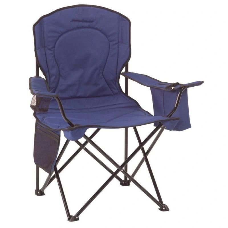 Aluminum Folding Camping Outdoor Chair Backpack Cooler Chair with Storage Pouch and Towel Bar