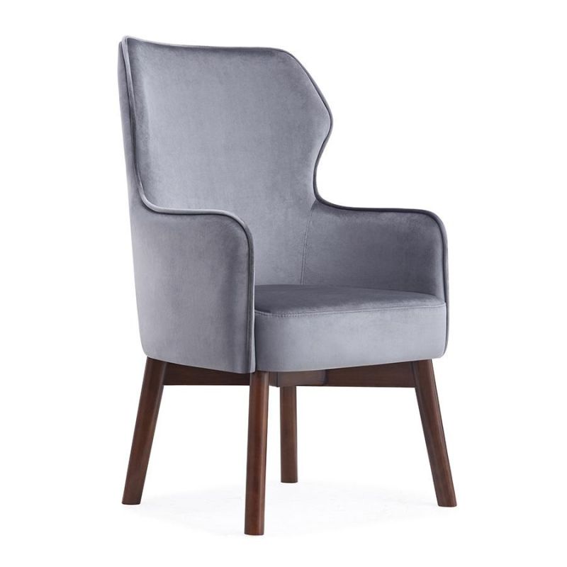 Modern Furniture High Back Fabric Leisure Armchair Lounge Hotel Living Room Accent Chair