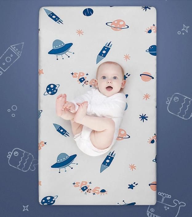Waterproof Polyester Fabric for Mattress Protector Kids Babies Tarpaulin Bed Cover TPU Fitted Sheets