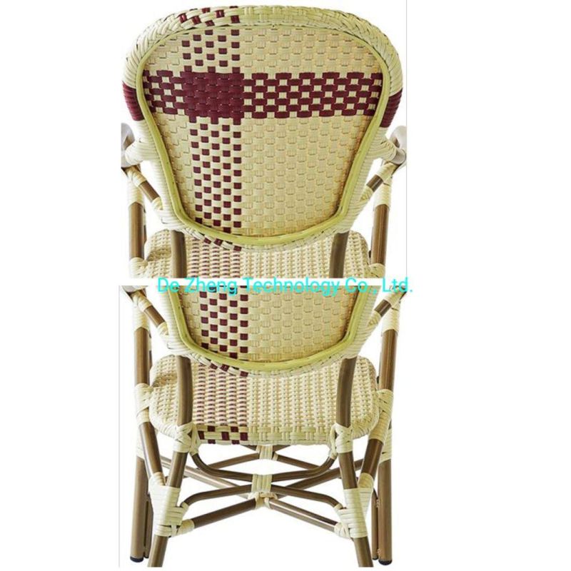 Hot Sell Foshan Outdoor Aluminium Outdoor Rattan Furniture Patio Poly Rattan Wicker Garden Chair