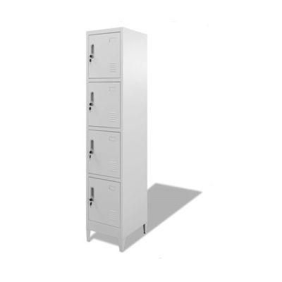 Festnight Office Tall Steel Locker Storage Cabinets Vertical File Cabinet with Lockable Door