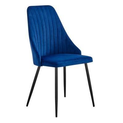 Luxury Modern Fabric Metal Dining Chair