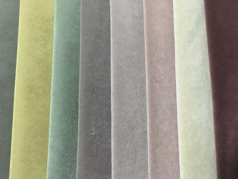 Single Flock Fabric for Sofa (Y030)
