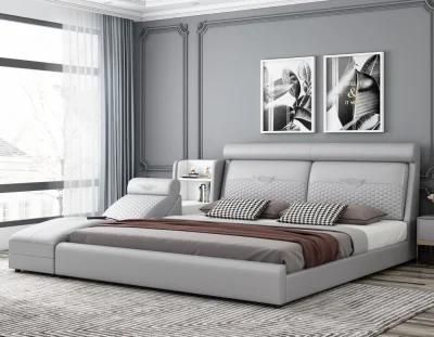 Popular Modern Design Home Furniture Kind Size Bed