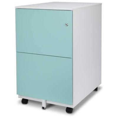 Gdlt Good Quality 2 Drawer Office Cabinet Hanging File Cabinets Metal Mobile Cabinet