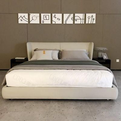 Modern Bed Furniture Genuine Leather Bed Set Luxury High Quality King/Queen Size Bed
