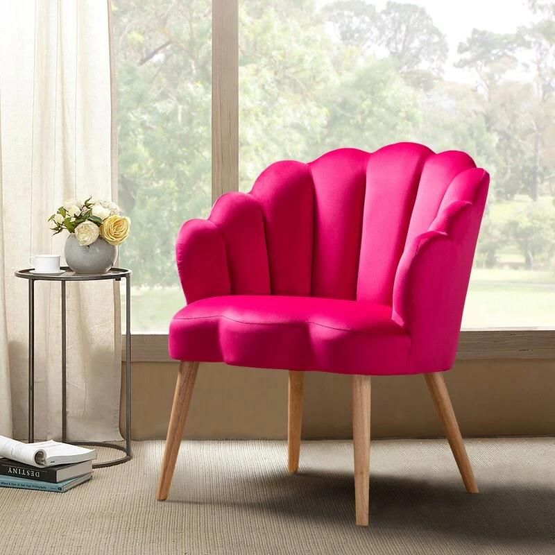 Amazon Hot Sale Home Furniture Wholesale Nordic Wave Chair Upholstered Soft Modern Luxury Velvet Dining Chairs