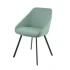 High Quality Dining Room Corner Tub Modern Dining Chair with Metal Legs