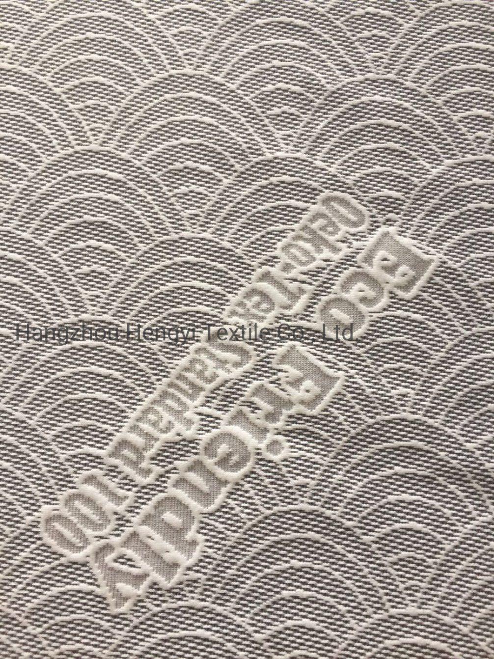 Dark Gery and Light Gery Eco Friendly Wave Mattress Fabric