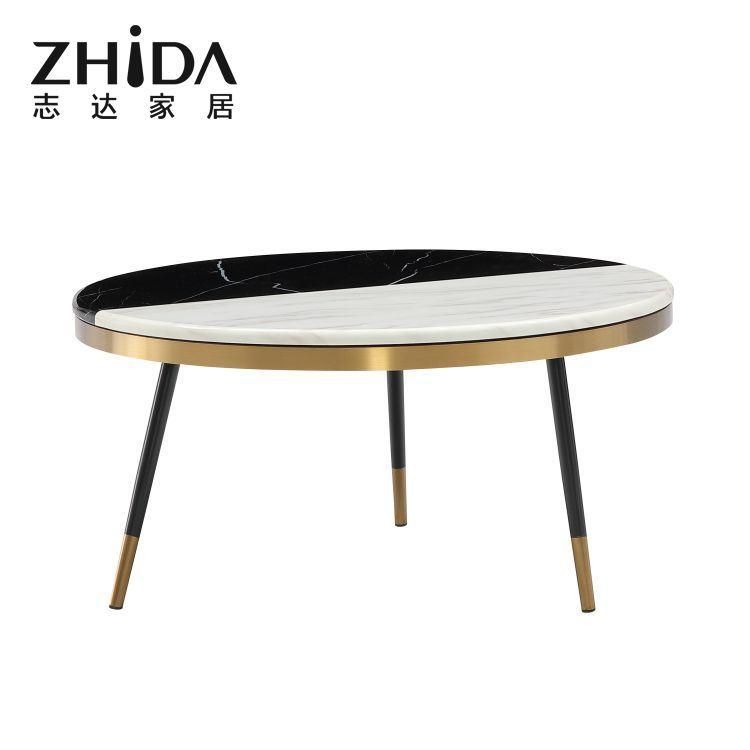 Home Furniture Living Room Sofa Side Table Modern Simple Small Round Coffee Table Light Luxury Small Apartment Tea Table