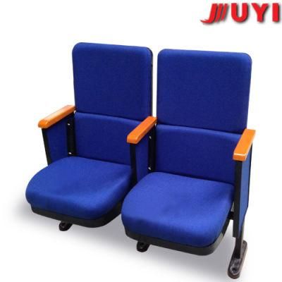 Jy-302s for Sale Room Seat for Home Theater Modern English Movies with Writing Tablet Cinema Chair Used Wooden Cafe Chair