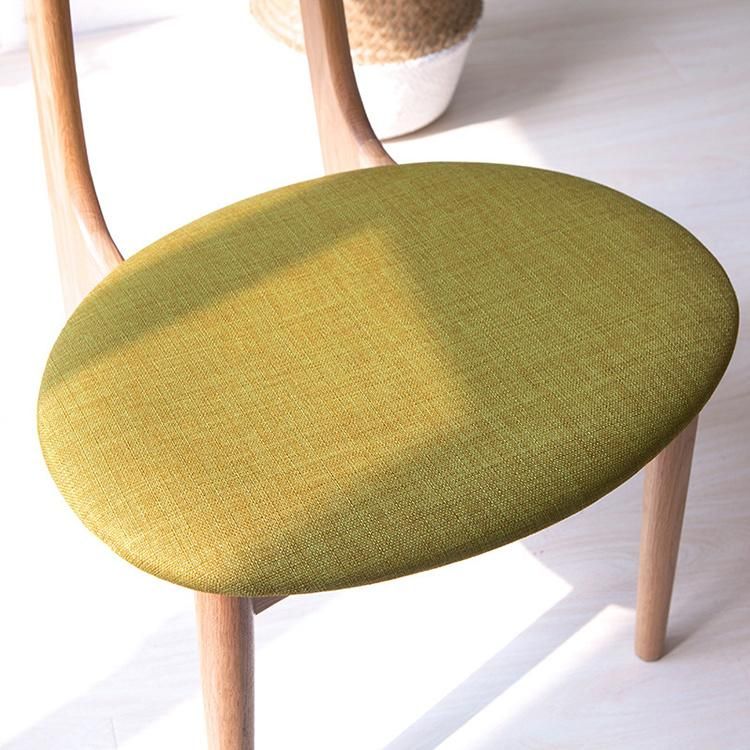 Light Luxury Durable Cushion Comfortable Bar Stool Wood Chair