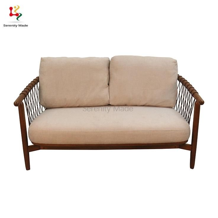 Hospitality Furniture Modern Solid Ash Wood Frame with Cushions