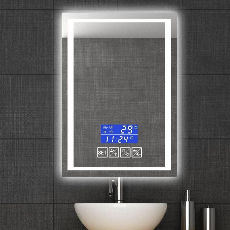 5mm LED Mirror Copper Free Mirror Anti-Fog Mirror Light Mirror Touch Swich Mirror Bathroom Mirror Smart Mirror