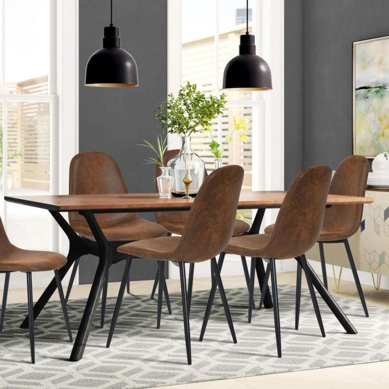 Dining Room PU Dining Chairs Modern Dining Hot Sale Home Furniture PU Dining Chairs