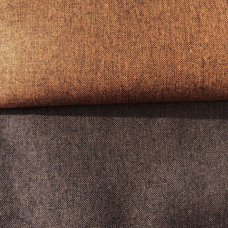 100%Polyester False Linen Fabric for Furniture (KS748)