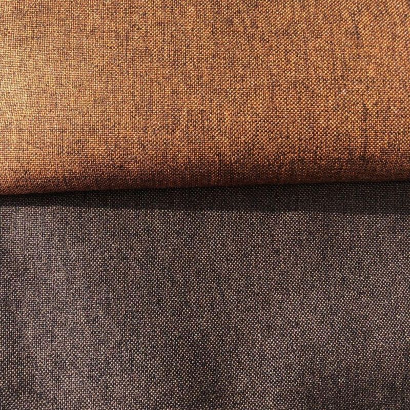 100%Polyester False Linen Fabric for Furniture (KS748)