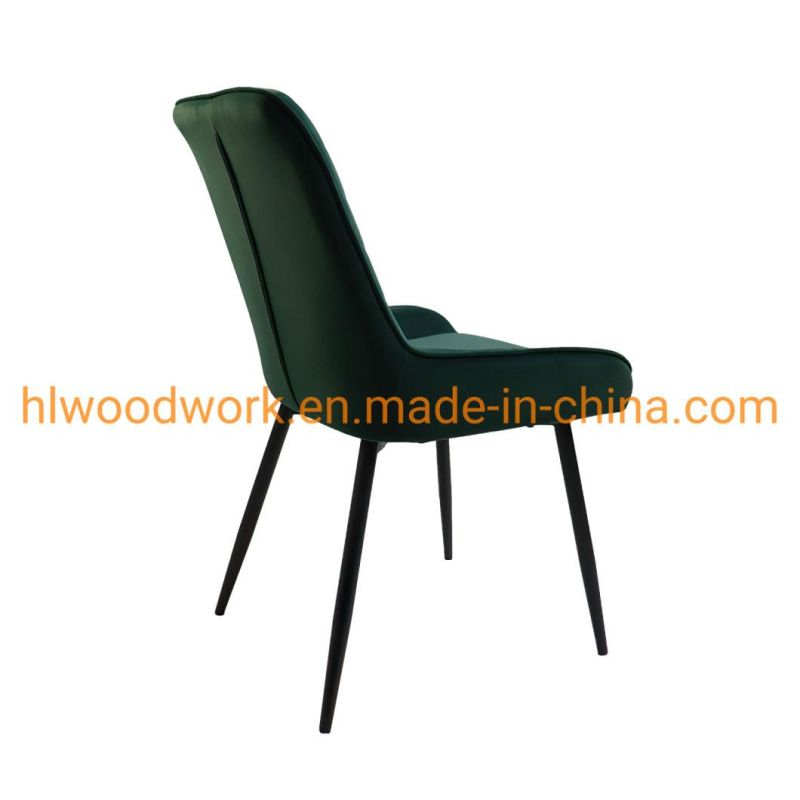 Modern Living Room Style Coffee Restaurant Dining Furniture Customized Design Upholstered Fabric Home Dining Chair