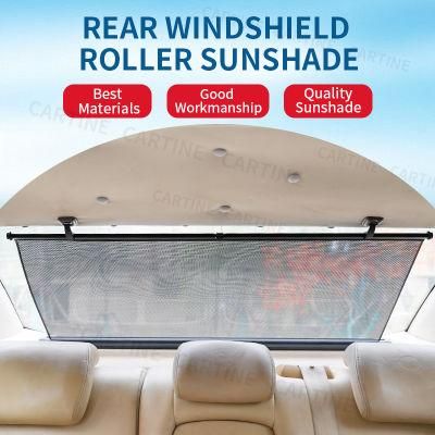 Roller Blind Car Sunshade/ Rear Window Mesh Fabric Sunshade 110cm