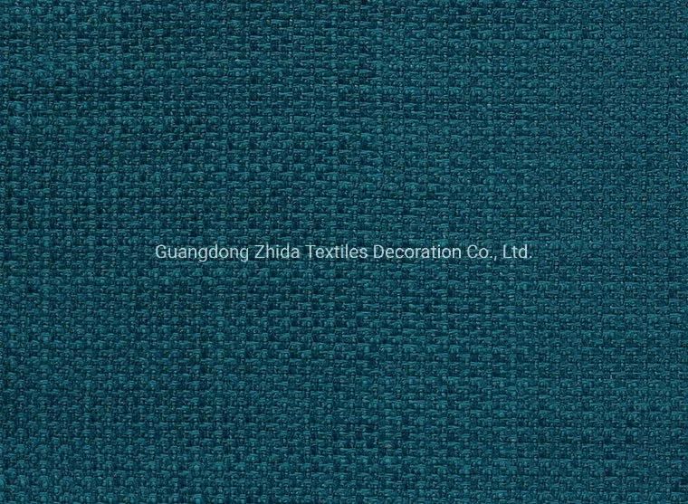 Home Textile Plain Dyed Cotton Linen Style Sofa Furniture Fabric