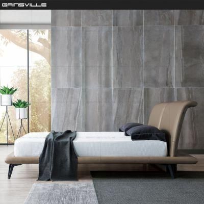 Foshan Factory Modern Bedroom Sets Genuine Leather Bedroom Furniture Set for Home Furniture
