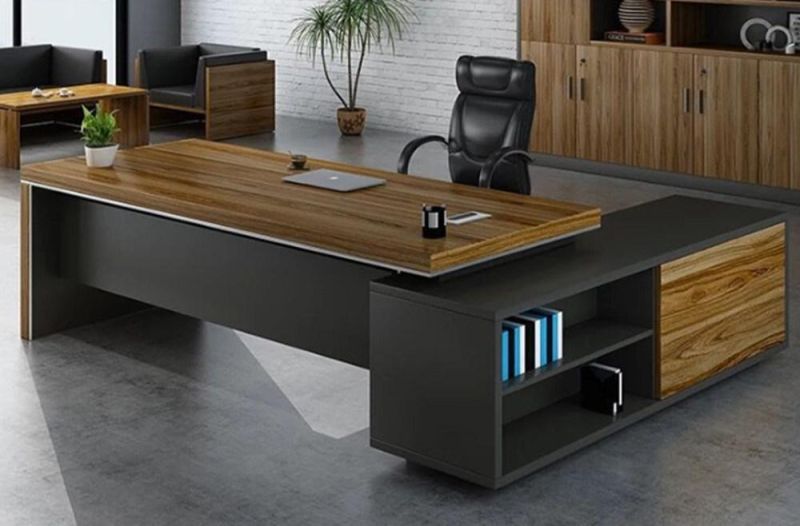 Modern Chinese Office Furniture Wooden Executive Computer Desk CEO Table