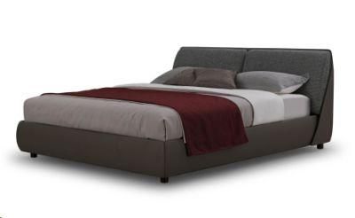 OEM Luxury Bed Modern Minimalist Furniture Double Bed Leather Bed for Hotel Furniture