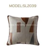 Home Bedding 3D Geometry Smooth Sofa Fabric Upholstered Pillow