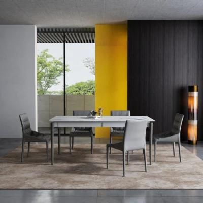 Hotel Modern Style Dining Room Furniture Metal Dining Table for Living Room