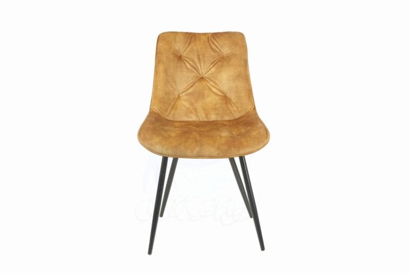 Manufacture Modern Velvet Fabric Dining Room Chair