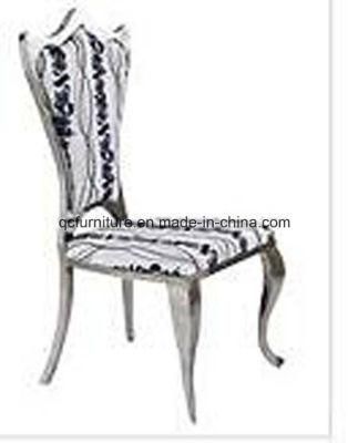 Wholesale Crown Shape Fabric Steel Dining Chair for Hotel Furniture