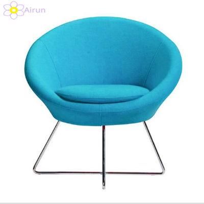 Metal Legs Colorful Velvet Fabric Upholstery Dining Chair
