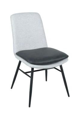 Modern Hotel Restaurant Cafe Furniture Fabric PU Leather Dining Chair for Banquet