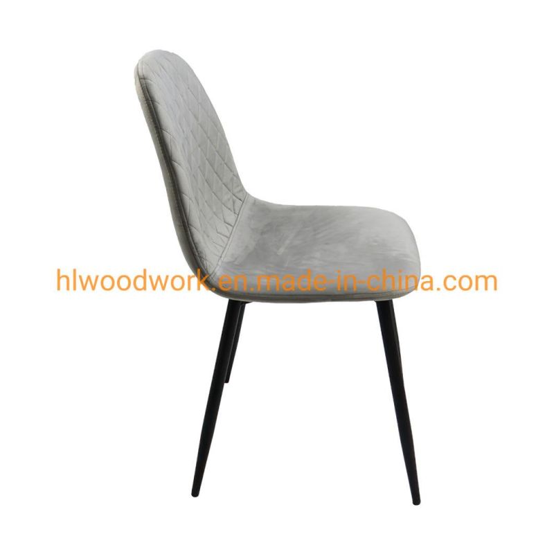 Factory Price Modern Home Furniture Hotel Restaurant Dining Chairs Sedia Da Pranzo Moderna in Velluto Modern Dining Chair Sedia Moderna